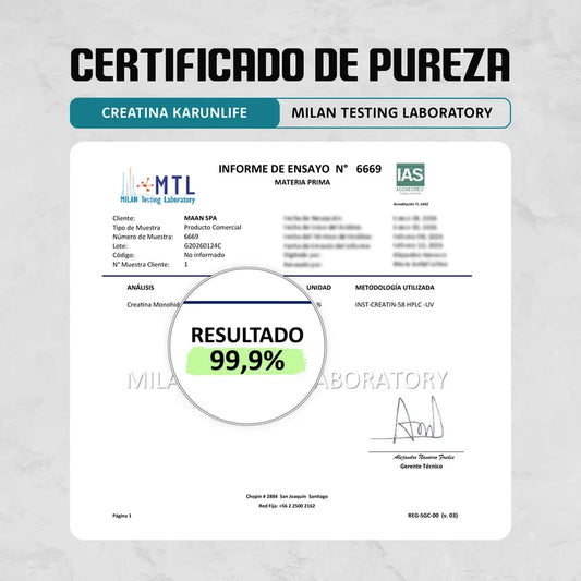 Creatina Monohidratada Pura en Polvo 300 gramos - Karün Life