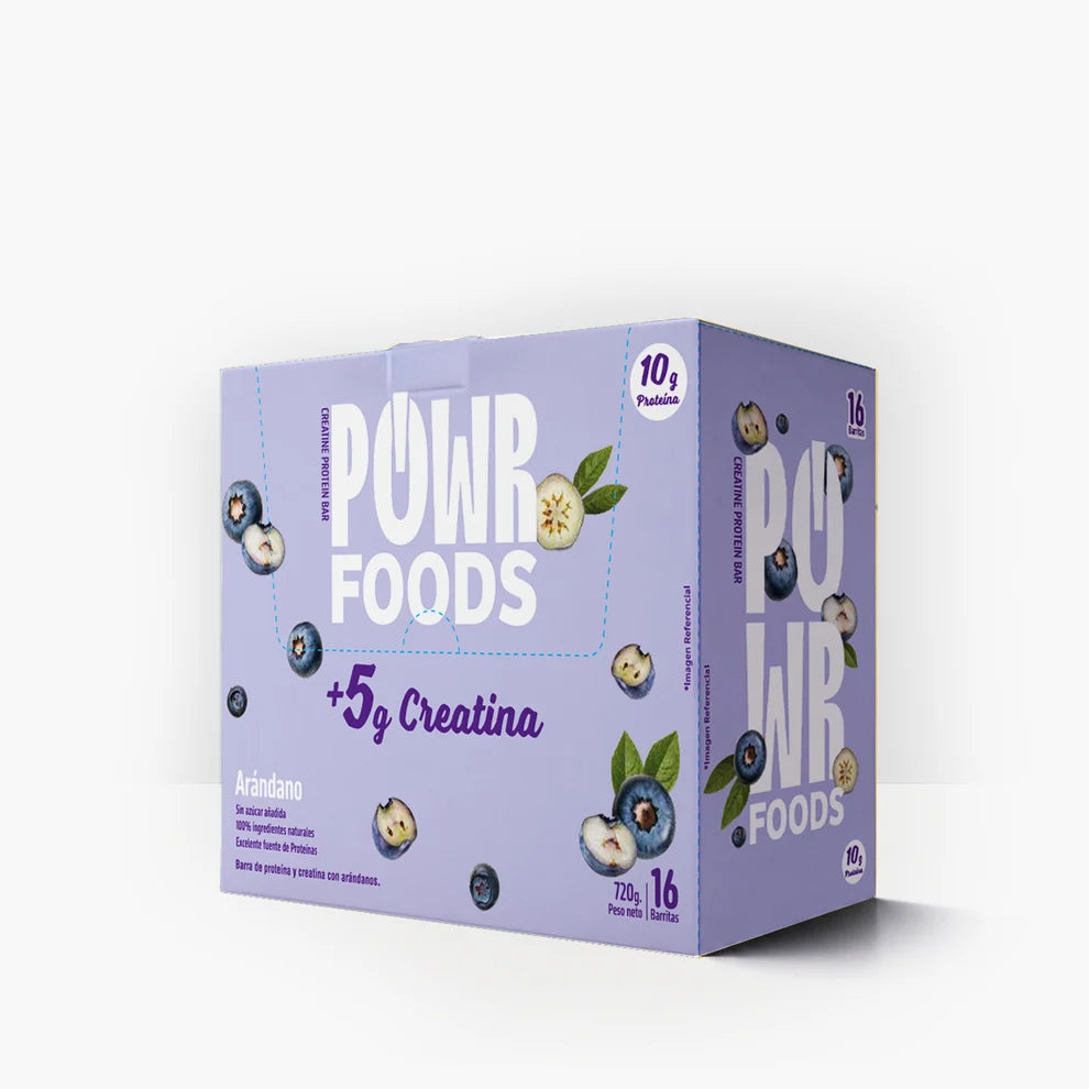 CREATINE PROTEIN BARS ARÁNDANOS - POWER FOODS