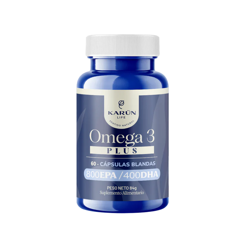 Omega 3 Plus 800 EPA y 400 DHA 60 Cápsulas - Karún Life