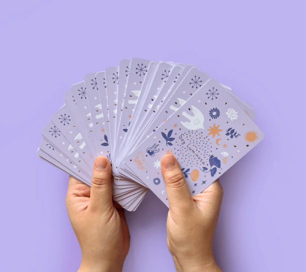 Cartas Soy Luminosa PAZ + Manual Mazo cartas inspiradoras - Oráculo y Autoconocimiento