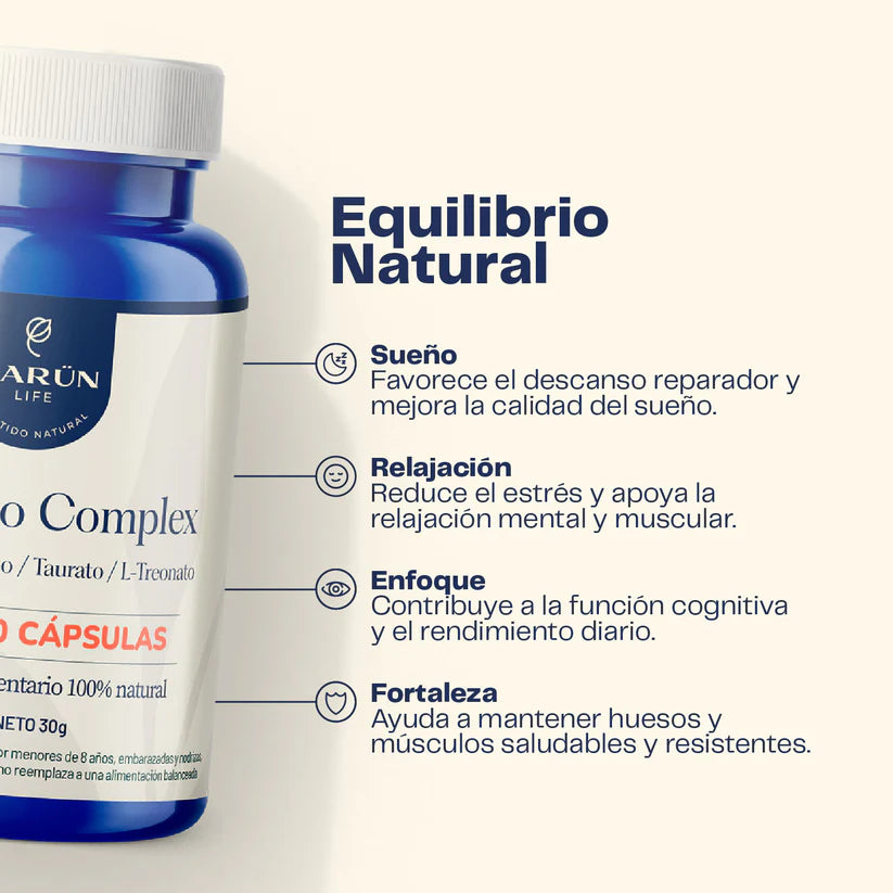 Magnesio Complex 60 capsulas - Karun Life