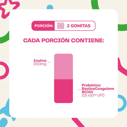 Gomitas Probiótico Kids 60 Unidades - Karún Linfe