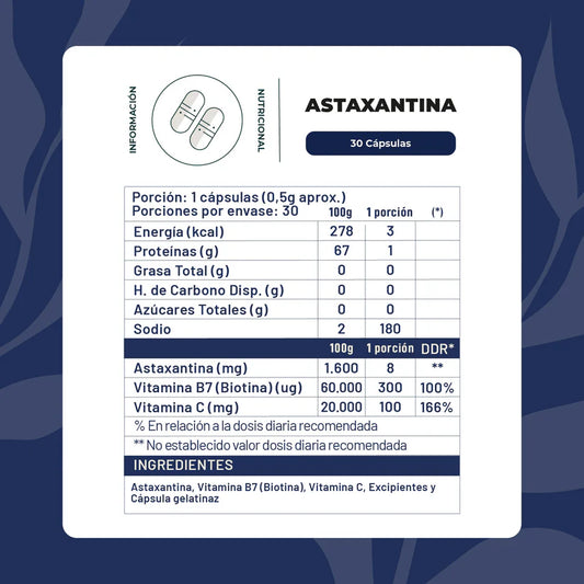 Astaxantina 30 porciones - Karün Life