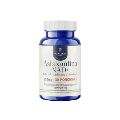 Astaxantina + NAD+ 60 Cápsulas - Karún Life