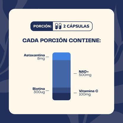 Astaxantina + NAD+ 60 Cápsulas - Karún Life