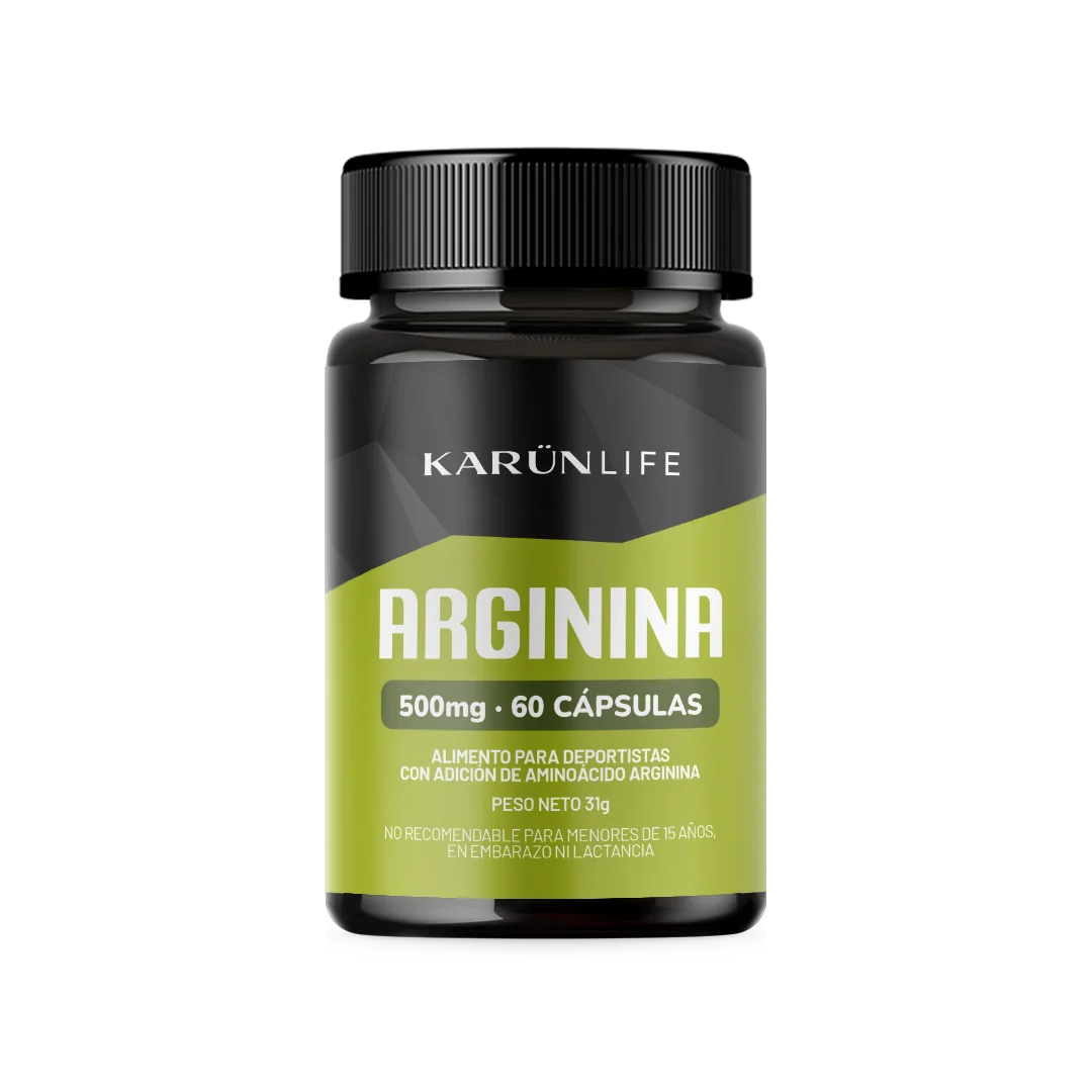 Arginina 500 mg 60 Cap - Karün Life