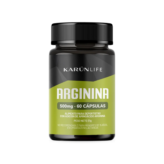 Arginina 500 mg 60 Cap - Karün Life