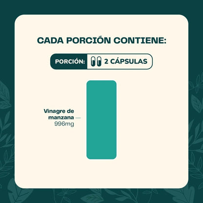 Vinagre de manzana 60 cápsulas - Karün Life