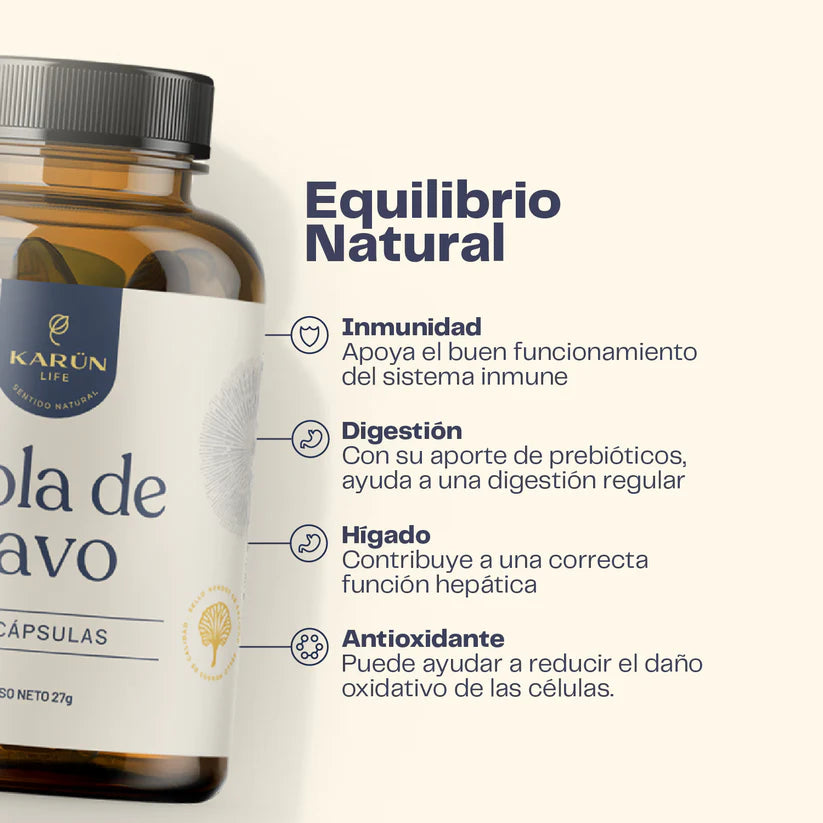 Cola de Pavo 60 Cápsulas - Karún Life