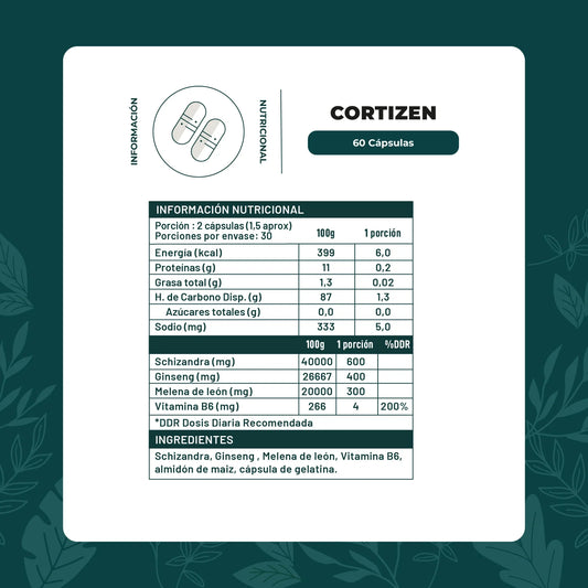 Cortizen 60 Capsulas - Karün Life