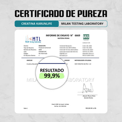 Creatina Monohidratada Pura en Polvo 300 gramos - Karün Life