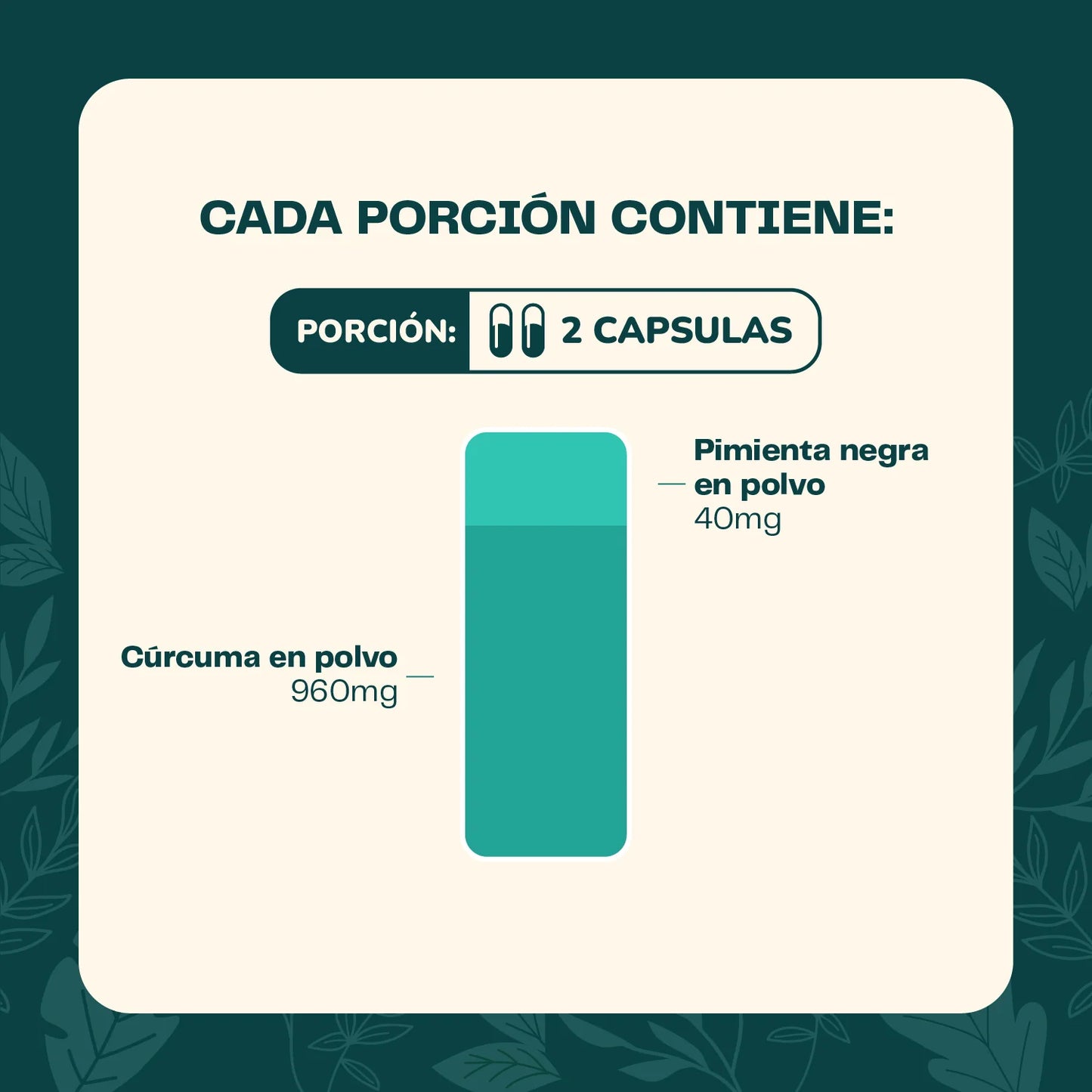 Curcuma + Pimienta 60 Cápsulas 500 Mg - Karün Life