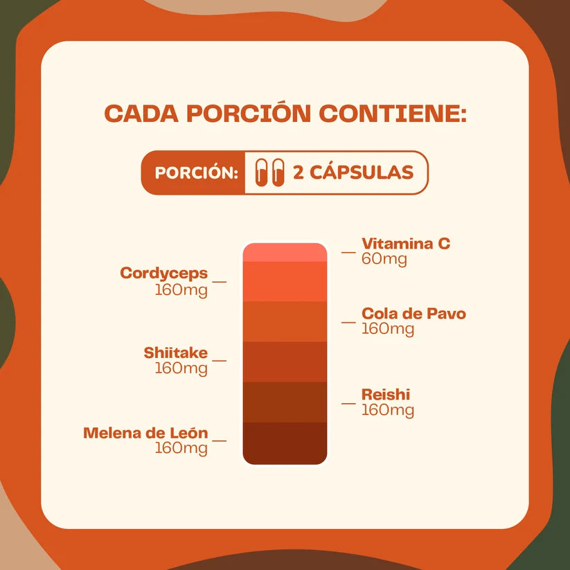 Essencial Fungi Defensa Inmunológica 60 Capsulas - Karún Life