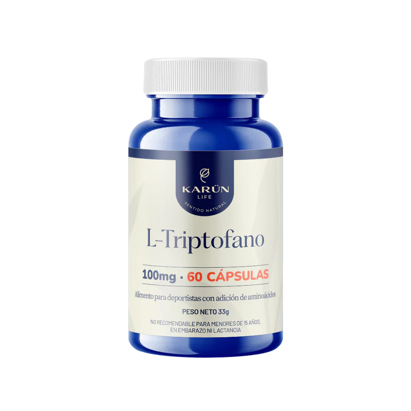 L-Triptófano 100 Mg 60 capsulas - Karún Life