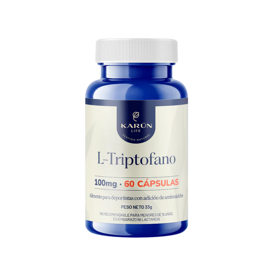 L-Triptófano 100 Mg 60 capsulas - Karún Life