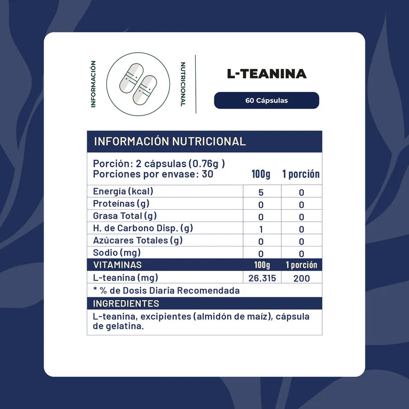 L-Teanina 60 Cápsulas - Karün Life