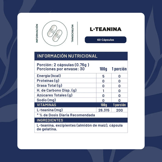 L-Teanina 60 Cápsulas - Karün Life