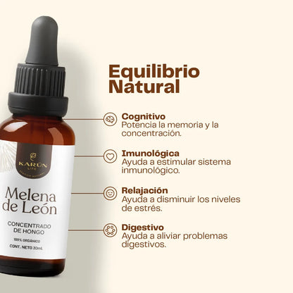 Concentrado Melena de León 30 Ml - Karún Life