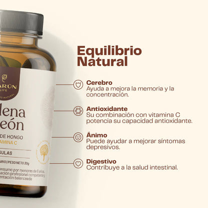 Melena de León Hongo - 60 Capsulas - Karún Life