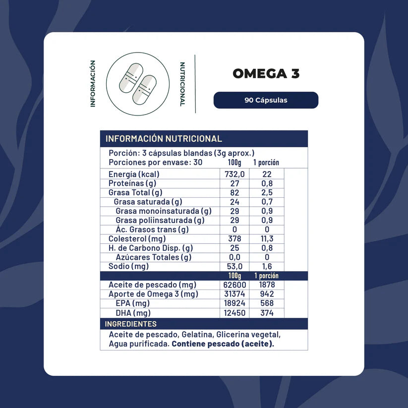 Omega 3 90 Cápsulas blandas - Karún Life