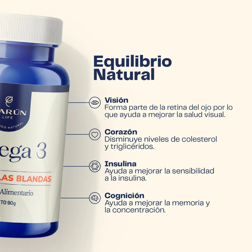 Omega 3 90 Cápsulas blandas - Karún Life