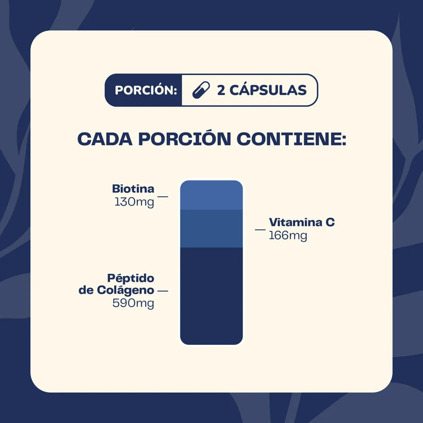 Péptidos de Colágeno + Biotina +Vitamina C Plus 60 cap - Karún Life