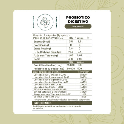 Probiótico Digestivo - Karün Life