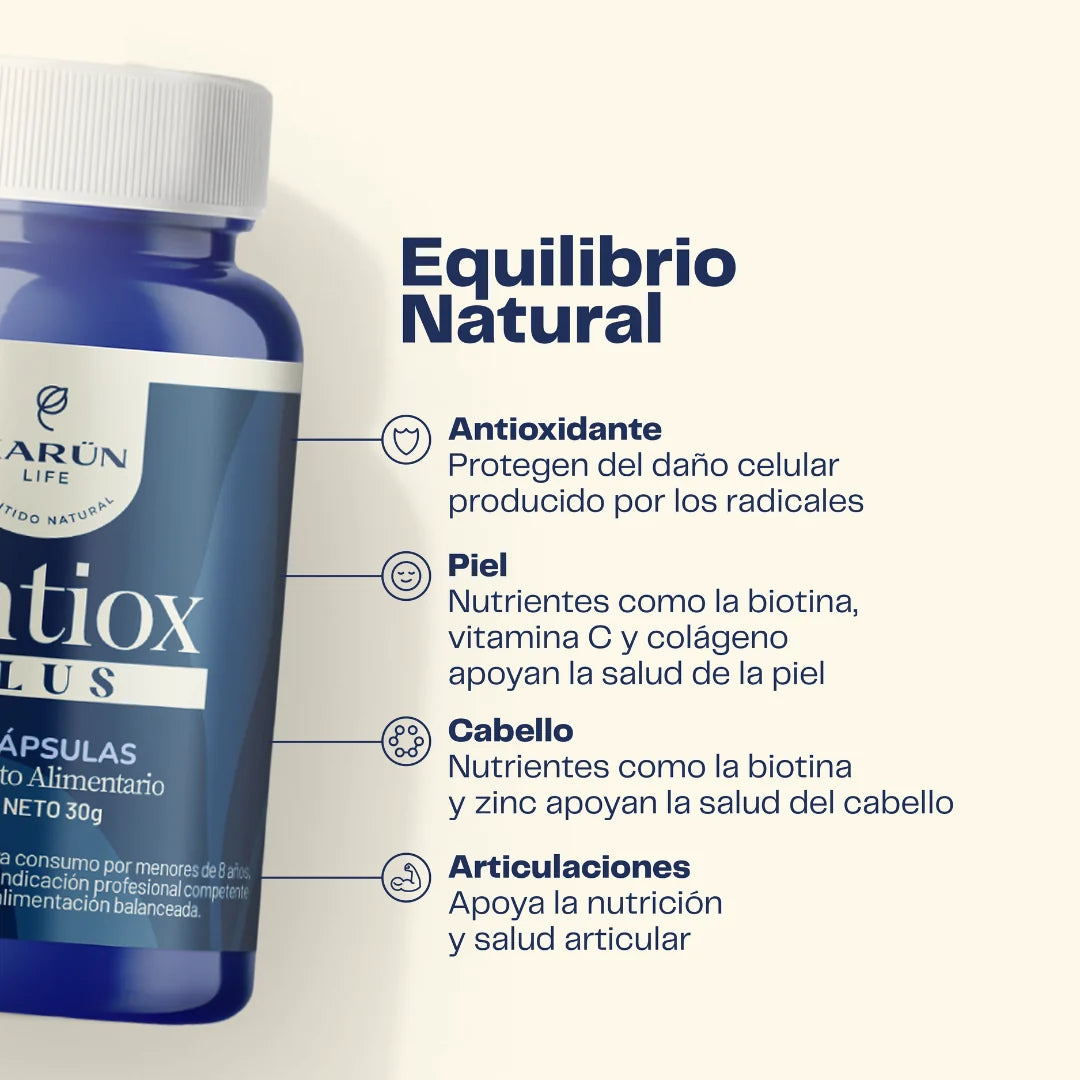 Antioxplus 60 Cápsulas - Karün Life