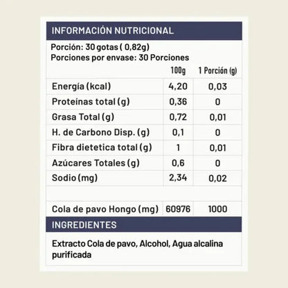 Concentrado Cola de Pavo 30 Ml - Karün Life