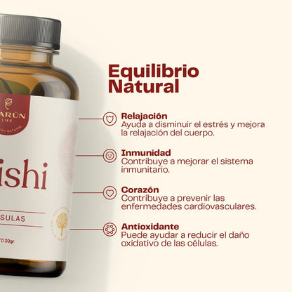 Reishi Hongo 500 Mg 60 Capsulas- Karún Life