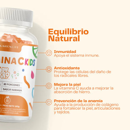 Gomitas Vitamina C Kids 60 un - Karun life