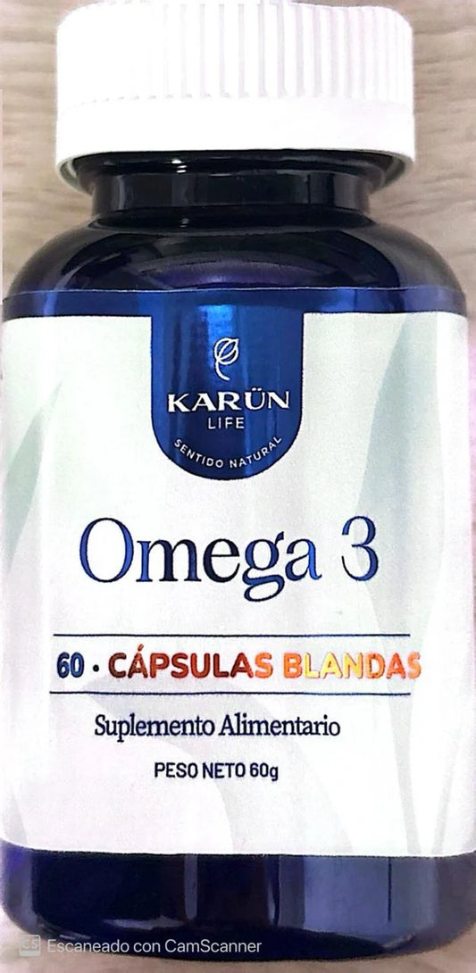 Omega 3 60 Cápsulas blandas - Karün Life