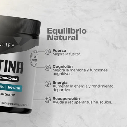 Creatina Monohidratada Pura en Polvo 300 gramos - Karün Life
