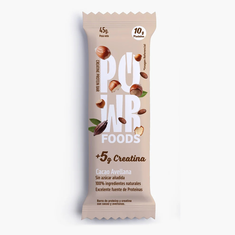 CREATINE PROTEIN BARS CACAO - POWER FOODS