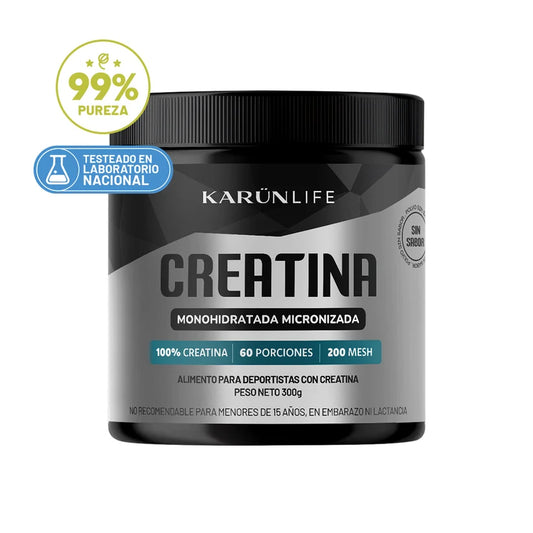 Creatina Monohidratada Pura en Polvo 300 gramos - Karün Life