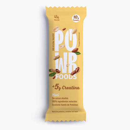 CREATINE PROTEIN BARS MANÍ - POWER FOODS