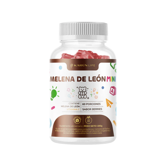 Hongo Melena de León Mini 60 Gomitas - Karun life