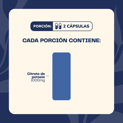 Citrato De Potasio 60 Capsulas 750 Mg - Karún Life