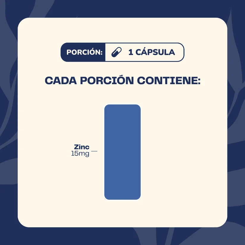 Zinc 90 Cápsulas 15mg - Karún Life