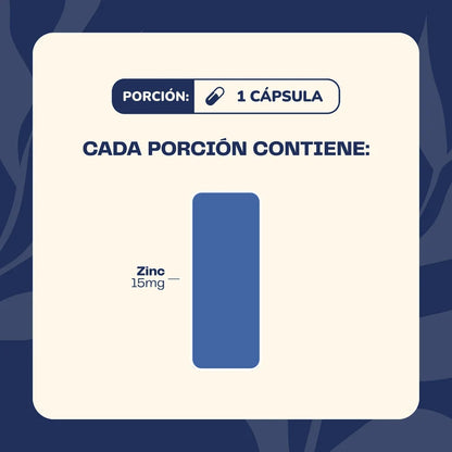 Zinc 90 Cápsulas 15mg - Karún Life